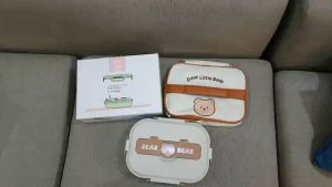 HỘP CƠM GIỮ NHIỆT DEAR BEAR CAO CẤP CÓ TÚI GIỮ NHIỆT