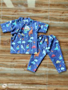 Setelan Kimono Bayi Motif Setelan Bayi Cocok Untuk Cewe /Cowo Banyak Pilihan Motif Usia 3-18 Bulan