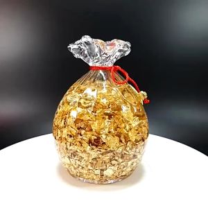 (SIZE LỚN)TÚI TIỀN VÀNG PHONG THỦY 01 CAO 12CM THỜ CÚNG-VẬT PHẨM PHONG THỦY PHẬT GIÁO