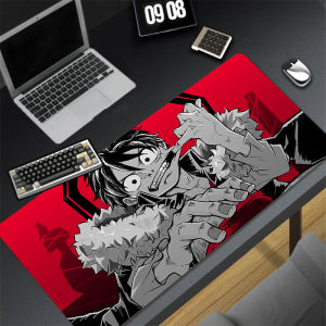 Bandai | Gaming Mouse Pad with Stitched Edge Non-Slip Base One Piece Extended Desk Mat Luffy Keyboard Mousepad for Office Home Computer