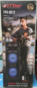 8.5X2 inches Portable Wireless Karaoke Bluetooth Speaker with FREE Wireless MIC