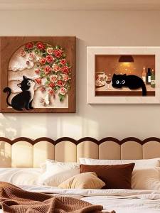 HAIMASHENGKANG | Tranh Tường Trang Trí Phòng Ngủ Nghệ Thuật Retro