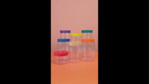 Long Jar Plastik 1000ml / Toples Plastik  - Isi 25pcs