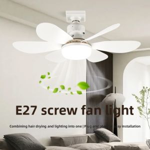 SAINAHEPAN | LED E27 Bulb Fan Light Remote Control 2025 New Edition Bedroom Living Room Kitchen Light