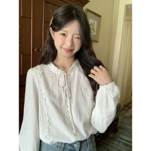 imimtuan | Áo Sơ Mi Cổ Áo Ren Giảm Cân
