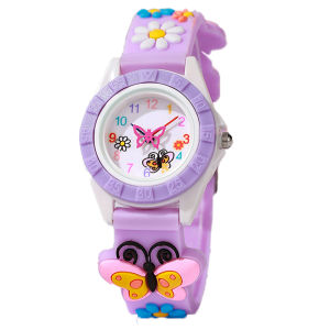 Children's Watch: Simple Digital Butterfly Design Quartz Watches
