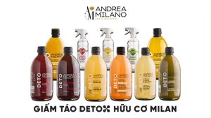 Giấm Táo Hữu Cơ Detox 500ml Có Giấm Cái – Lên Men Tự Nhiên Thanh Lọc Cơ Thể Đẹp Da | Andrea Milano
