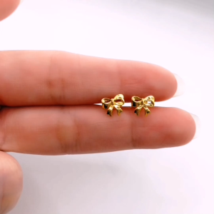 Yon Hing Earring Subang Paku Ribbon Emas 916