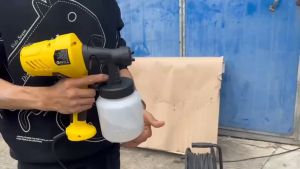 REAIM Electric Spray Gun - Heavy Duty 450W/800W High Pressure Paint Sprayer with Adjustable Nozzle & 800ML Pot