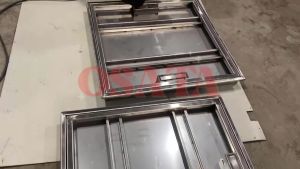 Nắp bể ngầm trong nhà nắp hố gas trong nhà inox 304 có zoăng ngăn mùi thẩm mỹ.