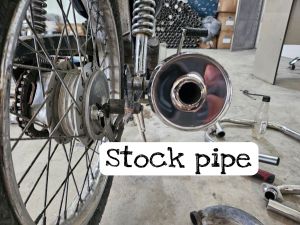 Stainless Pipe for Rusi 125/150/175