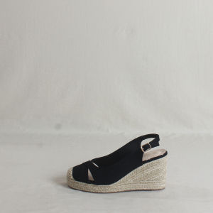 Ethnic Style Wedge Sandals Womens 2024 New Arrival Super High Heel round Toe Straw Woven Hemp Rope Cut Out Platform Shoes Thick Sole Buckle