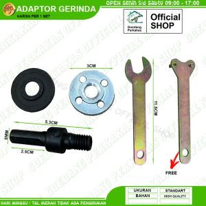 Adaptor Dari Mesin Bor Menjadi Mesin Gerinda Konektor Mata Gurinda