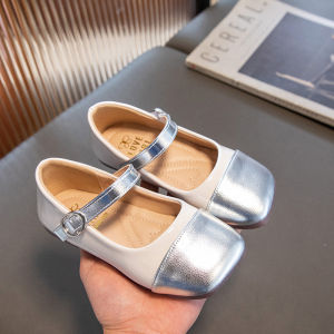 Princess Style Soft Bottom Leather Shoes for Girls Spring Autumn Fashionable Childrens Footwear Zoegirl Brand PU Material