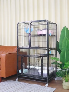 Cat Cage for Home Use – Enlarged Indoor Free Space Cat Villa Cat House Cat Shelter Cat Cage high-quality metal safe secure and comfortable environment multi-level Durable and Long-Lasting Secure Locking Spacious all sizes Interactive Features