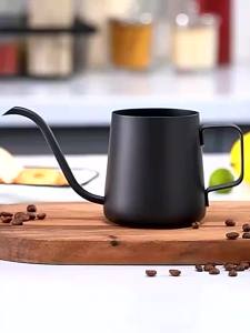 GIANXI Stainless Steel Gooseneck Coffee Maker Hanging Ear Drip Spout Pot Tea Kettle with Handle Drop Shipping