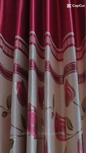 Gorden jendela minimalis seri 100% motif pelinting ukuran tirai 200x250