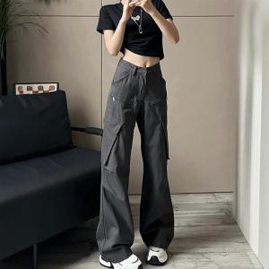 YAYUEMEI | High-Waisted Slimming Extended Casual Pants