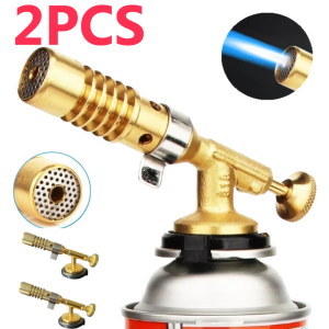 2/1PCS Gas Burner Welding Torch Portable Blowtorch Copper High Temperature Brass Gas Torch Brazing Solder Welding Plumb Tools