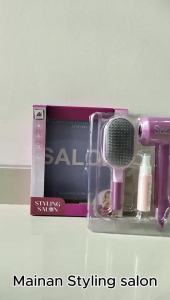 Mainan Diy Play House simulasi salon ada hairdryer