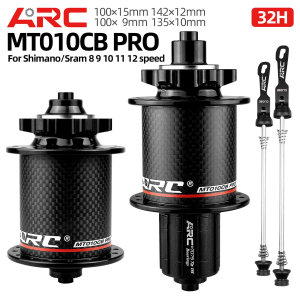 ARC Carbon Fiber Mountain Bicycle Hubs MT010 Pro 4 in 1 MTB Bike Hub 6 Pawls 114 Click 4 Sealed Bearing For HG XD MS 8 9 10 11S