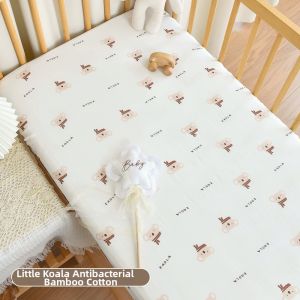 ANYOUBI | Cotton and Bamboo Fiber Gauze Baby Bed Skirt Light Spring Summer Customizable