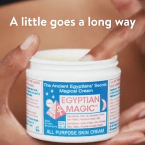 EGYPTIAN MAGIC All Purpose Skin Cream 4 oz jar - Anti Aging / Burns / Scars / Eczema / Psoriasis / Stretchmarks / Blemishes / Dry Skin / Hair Conditioner / Aftershave / Vaginal Moisturizer / Massage Balm / Acne / Sunscreen / Makeup Remover