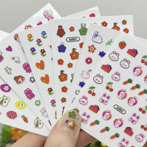 Luminous Nail Sticker Kids Girl Waterproof and Durable Tattoo Stickers Baby Nail Art Patch Princess Toenail Stickers