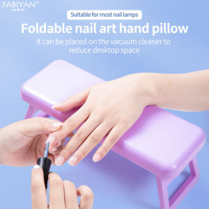 Foldable Nail Art Hand Pillow Manicure Table Hand Cushion Pillow Holder Armrests Nail Art Stand