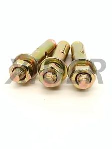 M8 x 80mm Plated Zinc Expansion Bolts for Concrete Wall Fixing Anchor Bolt External Expansion Tube Pull Explosion Screws