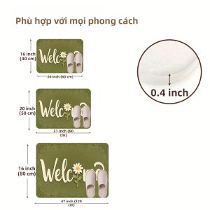 Thảm Trừu Tượng Hình Học Bắc Âu VIKAMA - Thảm Polyester Dễ Lau Chùi Dùng Trang Trí Nhà Cửa Thích Hợp Cho Lối Vào Phòng Khách Phòng Ngủ Phòng Tắm