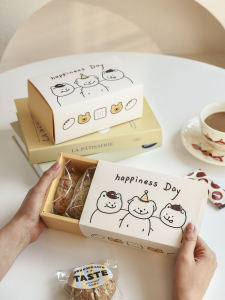 2025 New Gift Empty Handheld Doggie Drawer Baking Candy Cookie Box Packaging Kitchen Cooking Utensils BBQ Baking DIY Pastry Box