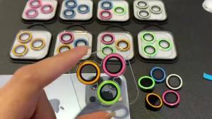 Luminous Camera Lens Protector For IPhone 11 12 13 14 Pro Max 15 Plus Ring  Glass For Iphone 15 Pro Max Accessories Glowing Cap