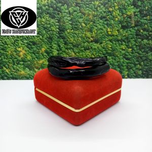 Gelang akar Bahar hitam lentur original