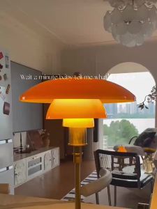 💥Dream Best🔥 Nordic Modern Minimalist Glass Table Lamp Danish Designer Medieval Style Living Room Bedroom Study Bedside Table Lamp