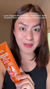 LUXE ORGANIX Lotion Retinol + Gluta Whitening Serum Lotion Spf 50 Pa++++ - Lightens Skin Tone 350ml