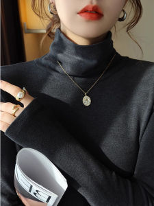 Fashion French Elegant Double Faced Dralon High Collar Underwear