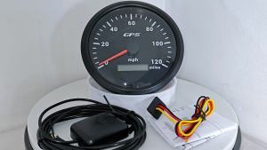 Car 110MM GPS Speedometer Odometer 0-80MPH 0-120MPH 0-160mph with 7 Color Backlights for Truck Boat 12V 24V