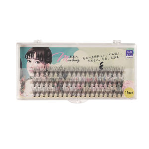 10D Baby Curling False Eyelashes Womens Single Cluster Natural Super Soft Fox Fur Segmented Self Adhesive Curling Eyelashes