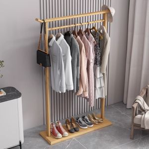 Modern Minimalist Solid Wood Clothes Hanger Rotatable Living Room Bedroom Hall Stand Storage Rack Adult Suitable Zhejiang Origin