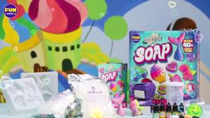 Kid Soap Kit FunKidz Soap Making Kit for Kids for All Ages DIY Crafts Kits STEM Science Activity Gift for Girls and Boys