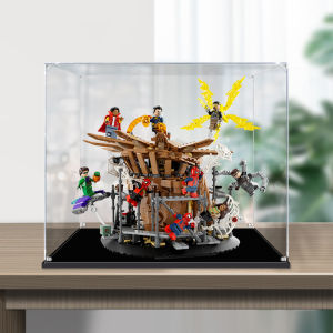 Acrylic Display Box Spider-Man Ultimate Showdown Figure Storage Case Dustproof Cover Collectible Toy Storage Solutions