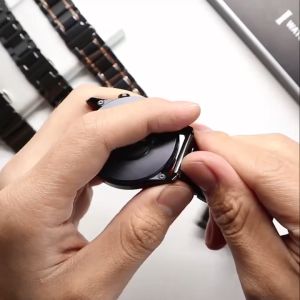 Ceramic Strap For Huawei Watch GT 4 46MM luxury Ceramics Stainless Steel Bracelet huawei watch GT 3 SE/GT 3 Pro 43mm 46mm/GT 3/GT 2e/GT 2 Pro/GT 2 42mm 46mm Strap
