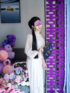 Lavender Love Purple Long Strip Wedding Decoration Stickers Set for Grooms House Decor Couples Marriage Celebration