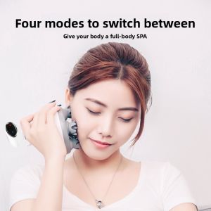 Electric Fish-Man Head Massager Automatic Head Therapy Pain Relief Blood Circulation Improvement Red Light Therapy Sleep Aid