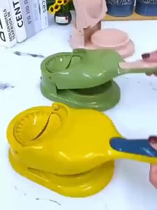 Máy Ép Da Bánh Bao 2 Trong 1 Khuôn Làm Bánh Hấp Thủ Công Máy Ép Bột Tự Làm Bộ Dụng Cụ Khuôn Há Cảo Nhà Bếp Phụ Kiện Làm Bánh