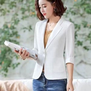 Lieoyuarn | Cotton Linen Short Jacket for Women