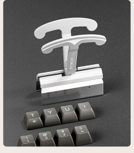 Kemove P11 4-keycap puller-tùy chỉnh bàn phím cơ chơi game làm sạch và dụng cụ loại bỏ được làm bằng PC và 402 thép không gỉ carbon cao-Ngôi sao màu trắng