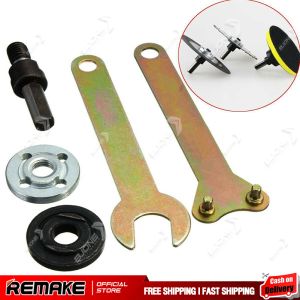 ชุด5ชิ้น ชุดแปลงสว่าน ชุดแปลง สว่าน ส่วานเป็น หินเจียร ตัวต่อเพลามอเตอร์ สว่านไฟฟ้าเครื่องบดมุมก้านสําหรับแผ่นตัดขัดล้ออะแดป