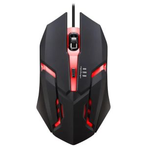 Chuột Chơi Game Có Đèn Nền RGB Thiết Kế Công Thái Học Có Dây 4 Nút Giao Diện USB Dành Cho Máy Tính Để Bàn & Máy Tính Xách Tay Thiết Kế Chất Lượng Cao Dành Cho Người Thuận Tay Phải